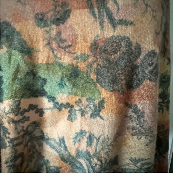 Anthropologie Multicolor Floral Sweater - Picture 2 of 7